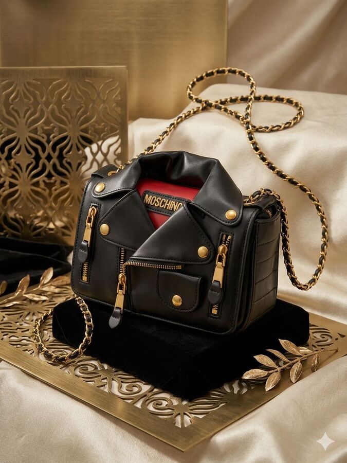 شنطة موسكينو حجم القاعة 23 سم