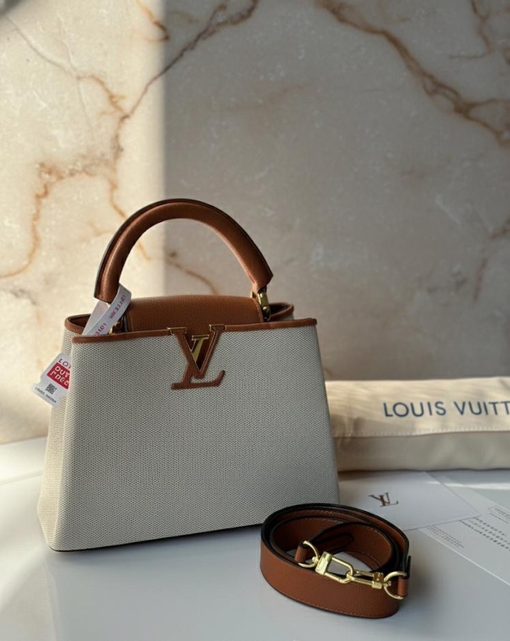 شنطة Louis vuitton نخب حجم القاعدة 25سم